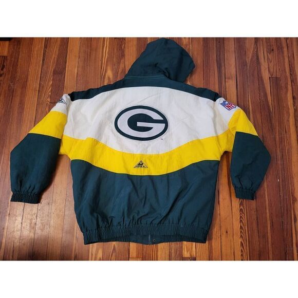 Green Bay Packers APEX One Pro Line Full-Zip Jacket VTG Mens XL in good conditio - Picture 4 of 7